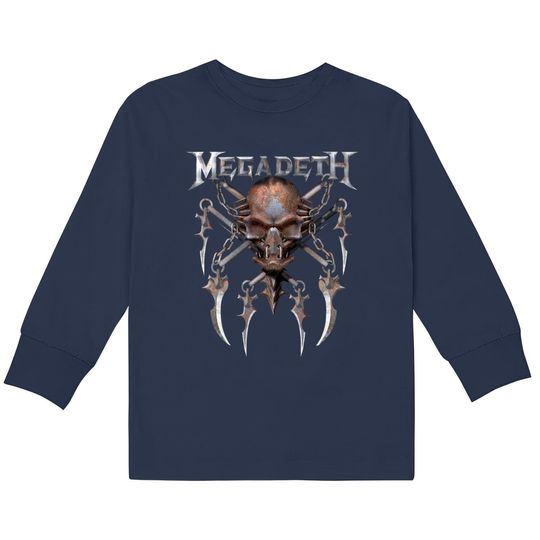 Vintage Megadeth The Best  Kids Long Sleeve T-Shirts, Megadeth Tee, Shirt For Megadeth Fan, Streetwear, Music Tour Merch, 2022 Band Tour Shirt