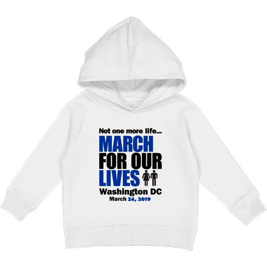 March for our Lives Washington DC 1 Kids Pullover Hoodies