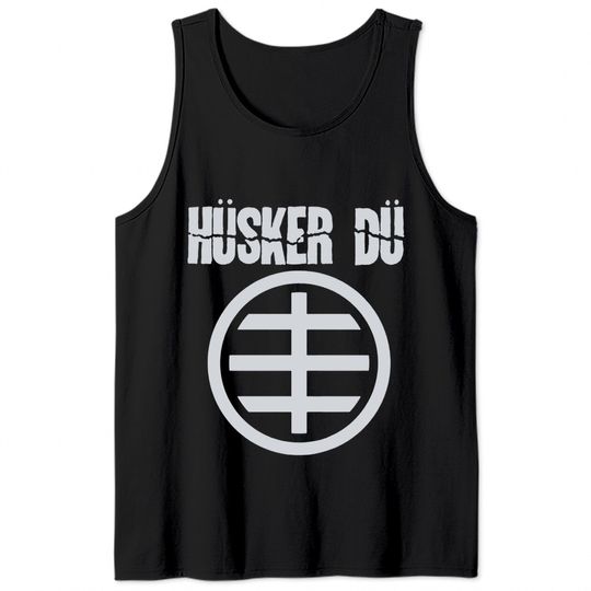 Blue Husker Du Circle Logo 1 Tee Tank Tops