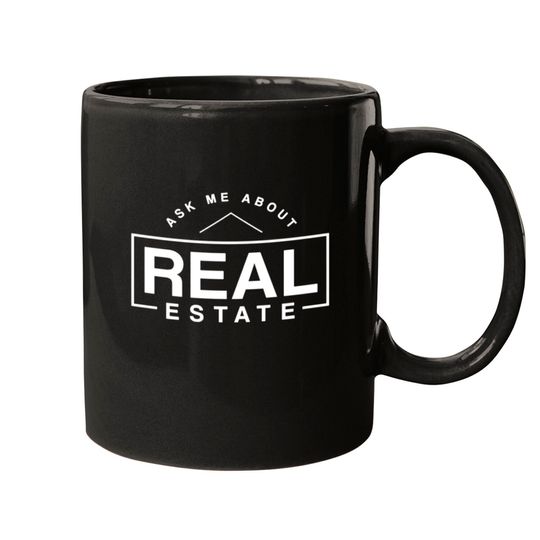 ask me about real estate Mugs