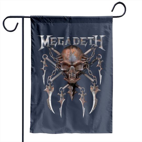 Vintage Megadeth The Best Garden Flags, Megadeth Garden Flag, Garden Flag For Megadeth Fan, Streetwear, Music Tour Merch, 2022 Band Tour Garden Flag