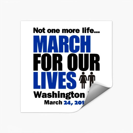 Discover March for our Lives Washington DC 1 Stickers