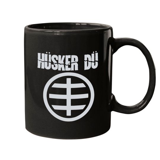 Discover Blue Husker Du Circle Logo 1 Mug Mugs