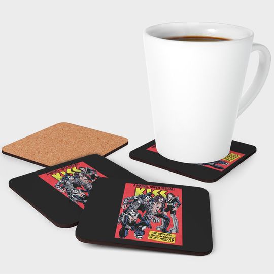 Marvel KISS Special Comic Cover Coasters