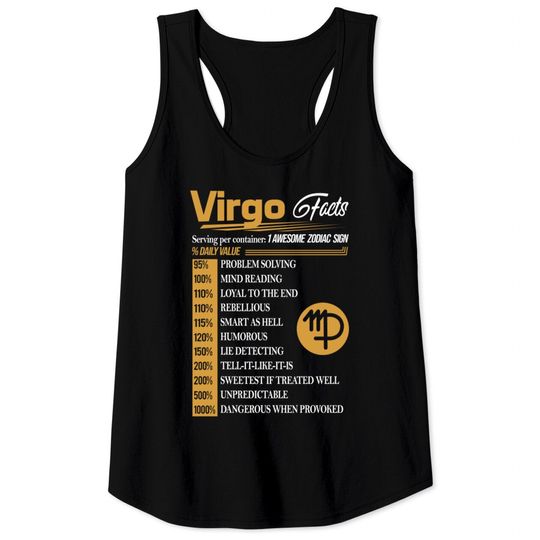 VIRGO FACTS - Virgo Facts - Tank Tops