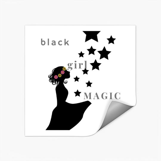 black girl magic Stickers Stickers