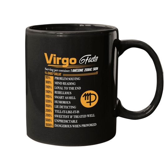 Discover VIRGO FACTS - Virgo Facts - Mugs