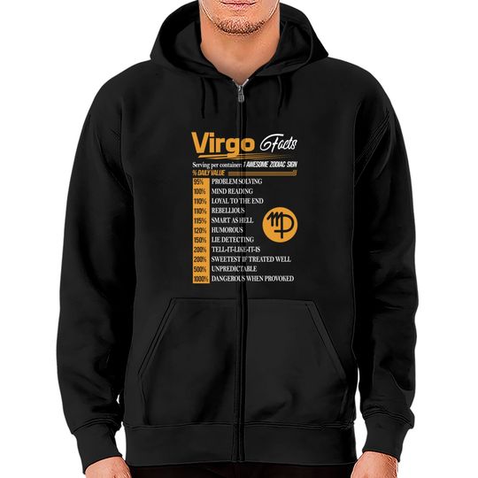 VIRGO FACTS - Virgo Facts - Zip Hoodies