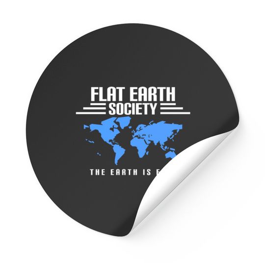 Discover Flat Earth Stickers