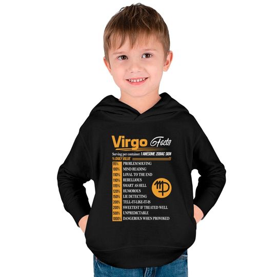 VIRGO FACTS - Virgo Facts - Kids Pullover Hoodies