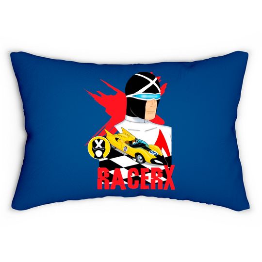 racer x speed racer retro - Racer X - Lumbar Pillows
