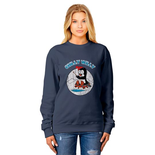 Distressed Chilly willy - Chilly Willy - Sweatshirts