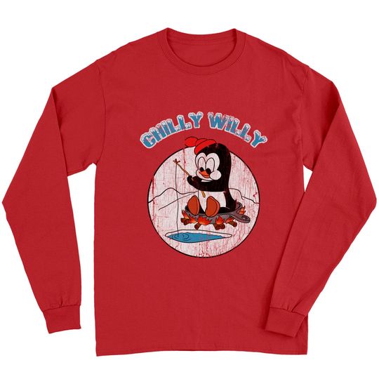 Distressed Chilly willy - Chilly Willy - Long Sleeves