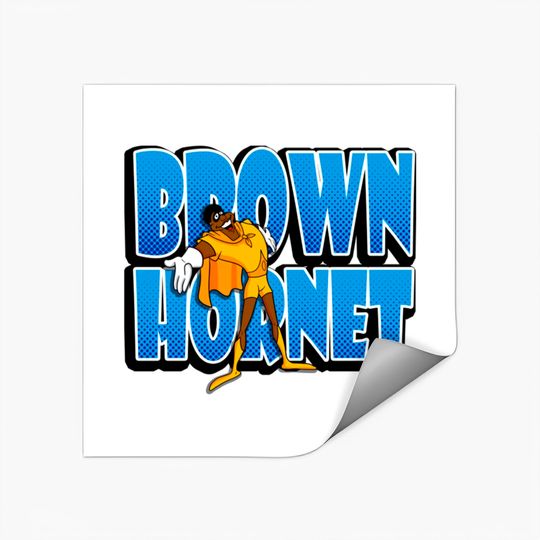 Discover The Brown Hornet - Brown Hornet - Stickers