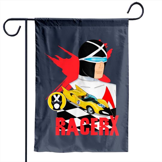 racer x speed racer retro - Racer X - Garden Flags