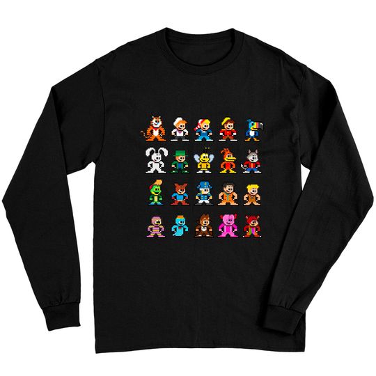 Retro Breakfast Cereal Mascots - Cereal - Long Sleeves
