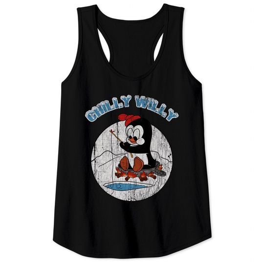 Distressed Chilly willy - Chilly Willy - Tank Tops