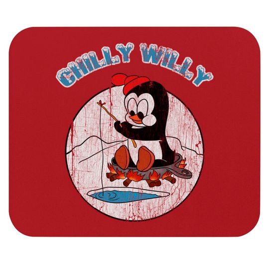 Distressed Chilly willy - Chilly Willy - Mouse Pads