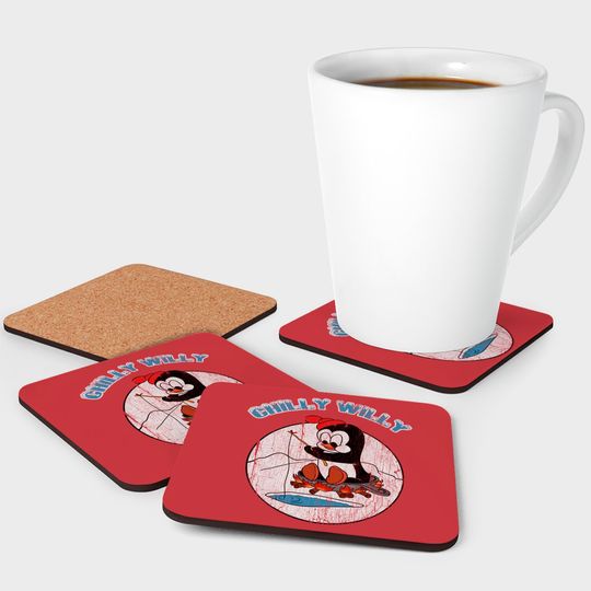 Distressed Chilly willy - Chilly Willy - Coasters
