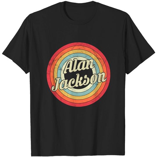 Alan Jackson - Retro Vintage - Alan Jackson - T-Shirt