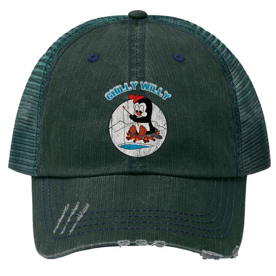 Distressed Chilly willy - Chilly Willy - Trucker Hats