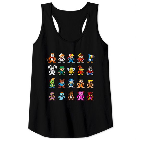 Discover Retro Breakfast Cereal Mascots - Cereal - Tank Tops