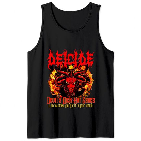 The Devils D*ck Hot Sauce - Metal Bands - Tank Tops