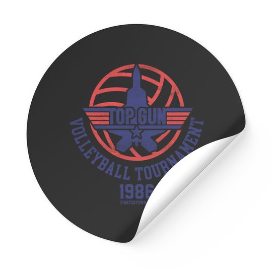 Top Gun Volleyball Tournament - Top Gun - Stickers