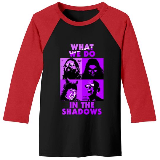 Vintage what we do in the shadows - What We Do In The Shadows - Baseball Tees