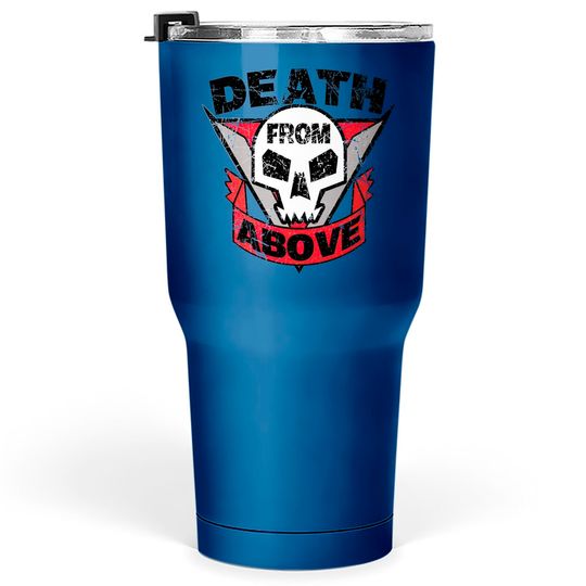 Discover Starship Troopers Death From Above Distressed - Starship Troopers - Tumblers 30 oz