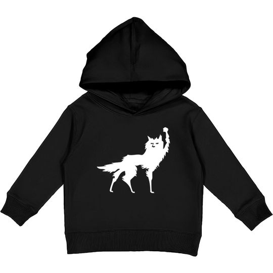 Fantastic Mr Fox - Wolf - Canis Lupus - Simple - Fantastic Mr Fox - Kids Pullover Hoodies