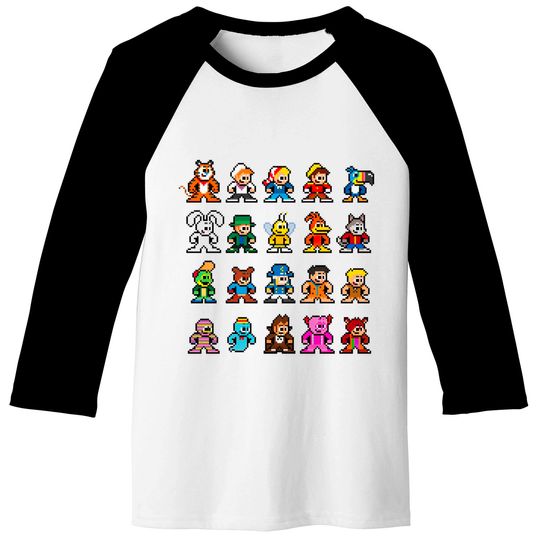 Retro Breakfast Cereal Mascots - Cereal - Baseball Tees