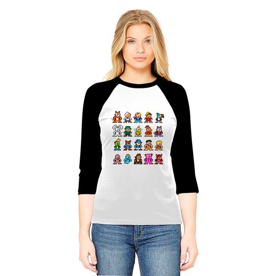 Retro Breakfast Cereal Mascots - Cereal - Baseball Tees