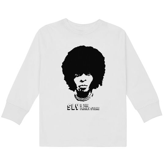 Discover Sly - Sly Stone -  Kids Long Sleeve T-Shirts