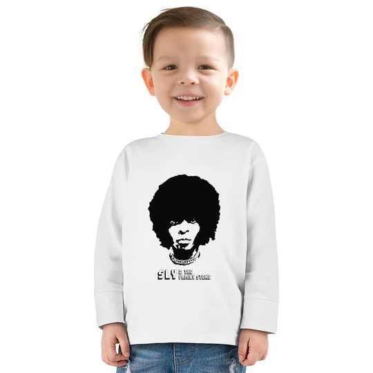 Sly - Sly Stone -  Kids Long Sleeve T-Shirts