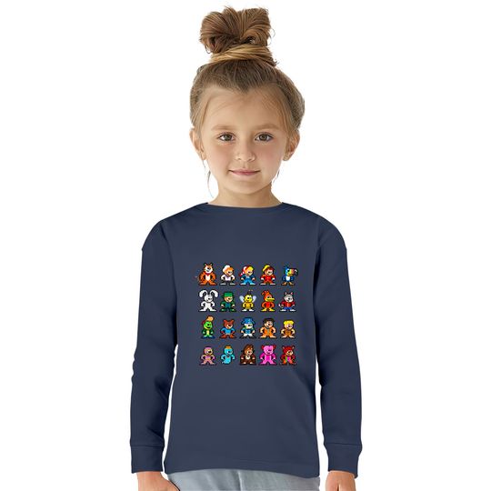 Retro Breakfast Cereal Mascots - Cereal -  Kids Long Sleeve T-Shirts
