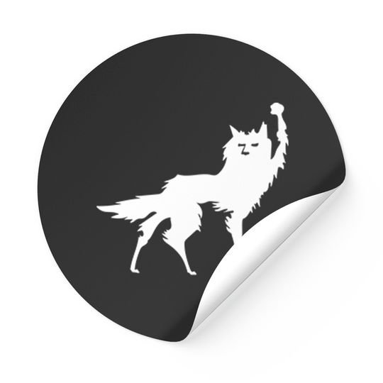 Fantastic Mr Fox - Wolf - Canis Lupus - Simple - Fantastic Mr Fox - Stickers