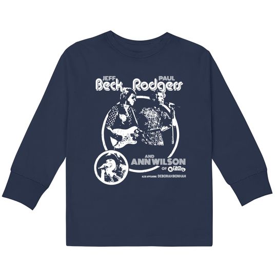 Jeff Beck Paul Rodgers - In Concert - Jeff Beck -  Kids Long Sleeve T-Shirts
