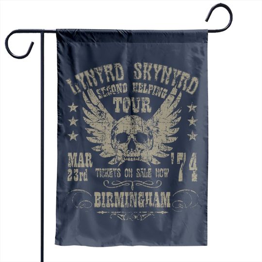 Lynyrd Skynyrd 1974, distressed - Lynyrd Skynyrd - Garden Flags