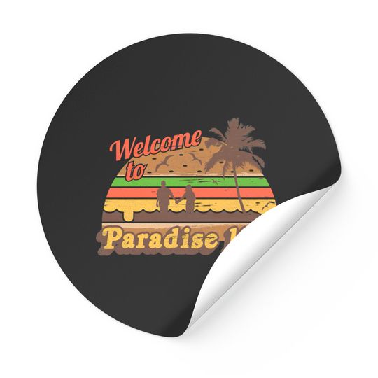 CHEESEBURGER IN PARADISE - Vacation - Stickers