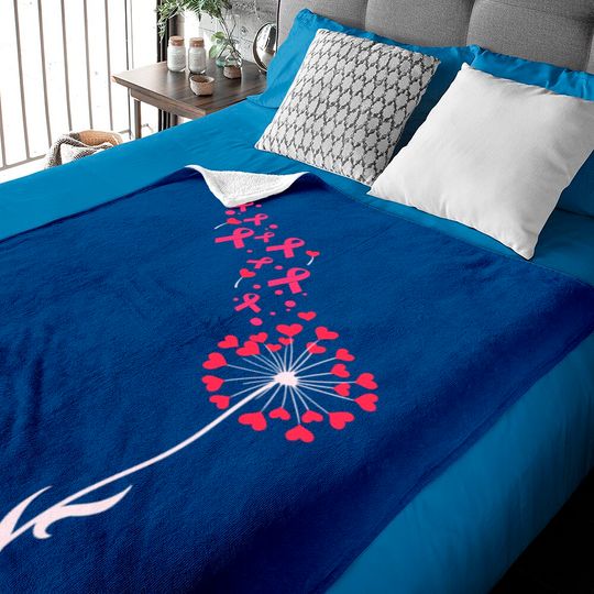 Breast Cancer Awareness Gift Support Breast Cancer Survivor Product - Breast Cancer - Baby Blankets