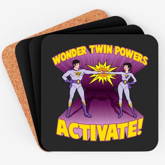 Discover Wonder Twin Powers Activate! - Wonder Twins - Coasters