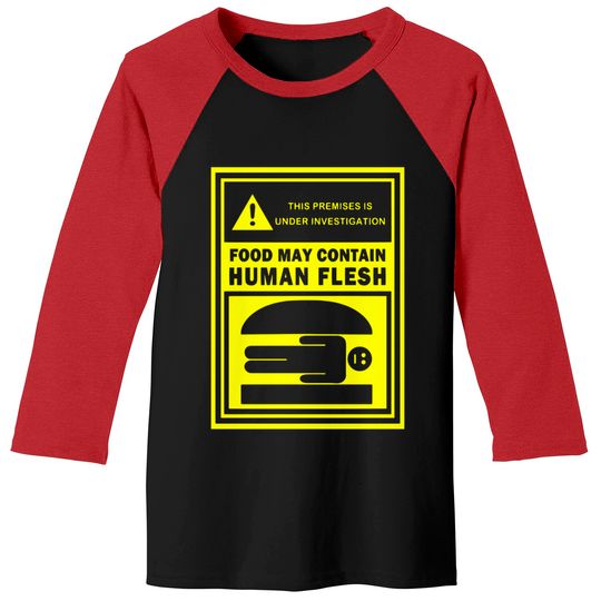 Human Flesh Burgers - Bobs Burgers - Baseball Tees