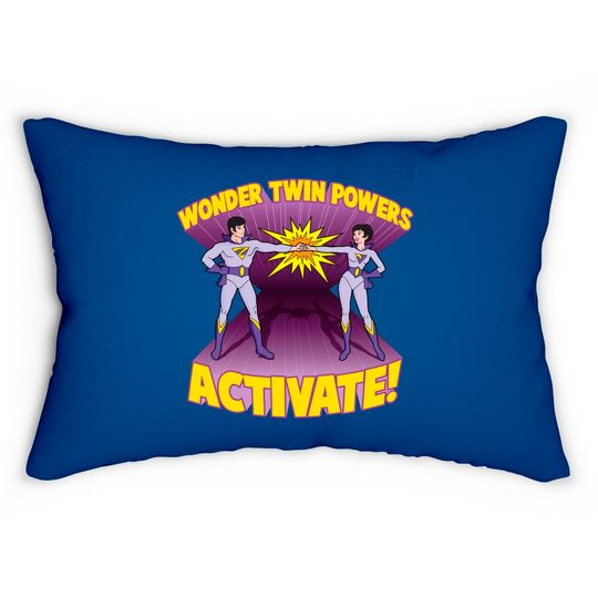 Wonder Twin Powers Activate! - Wonder Twins - Lumbar Pillows