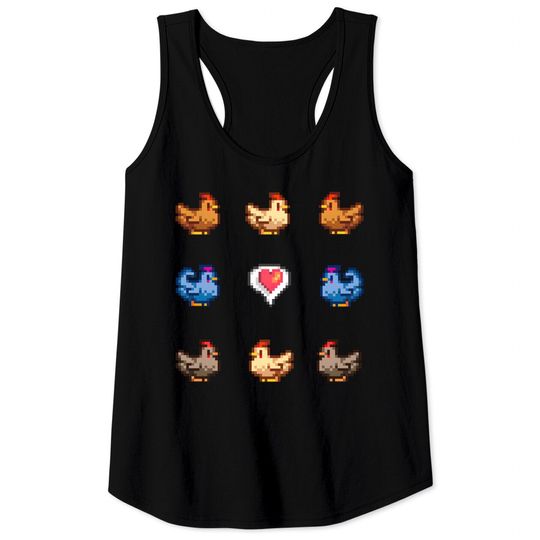 Stardew Valley Chickens - Stardew Valley - Tank Tops