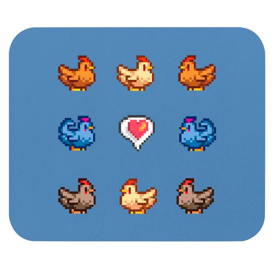 Stardew Valley Chickens - Stardew Valley - Mouse Pads