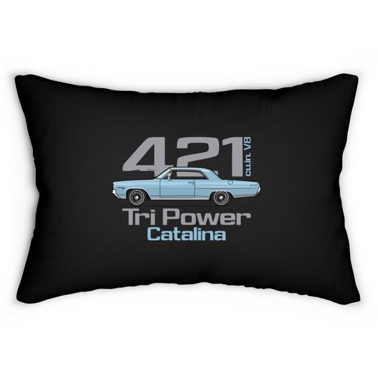 Discover Tri Power 421-Skyline Blue - 64 Pontiac Catalina - Lumbar Pillows