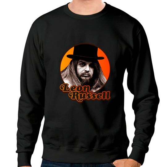 Leon Russell ))(( Retro Country Folk Legend - Leon Russell - Sweatshirts
