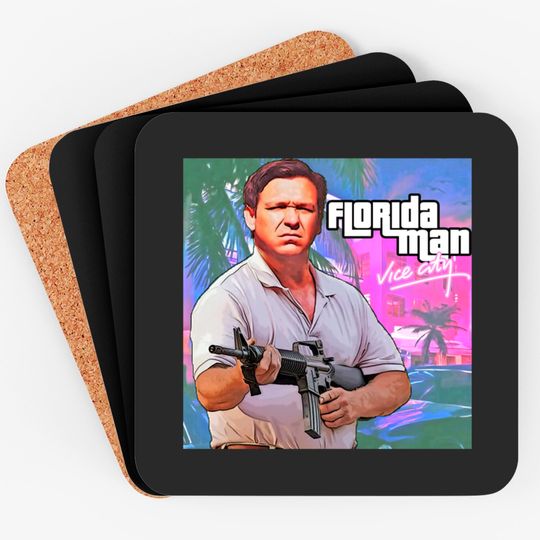 Discover Ron DeSantis Florida Man - Ron Desantis - Coasters