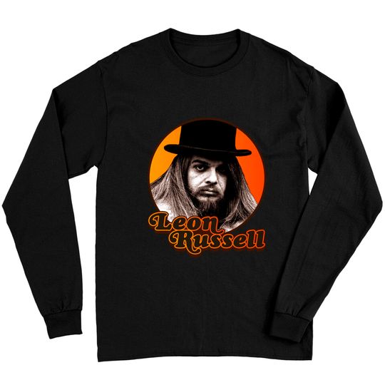 Discover Leon Russell ))(( Retro Country Folk Legend - Leon Russell - Long Sleeves
